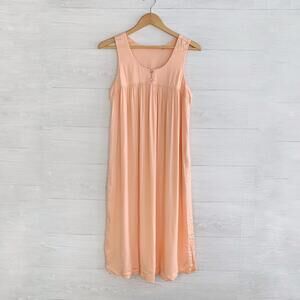 Soft Surroundings - Peach nectar sleeveless loose dress, S
